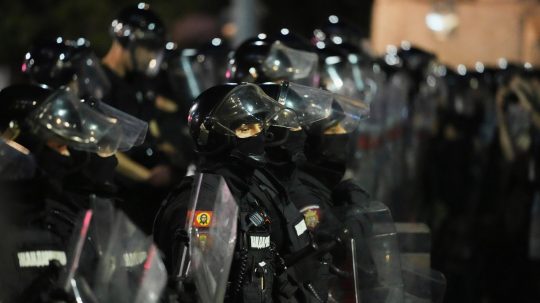 polícia v Srbsku