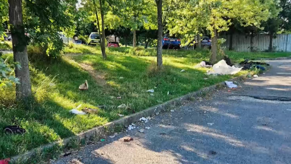 Na snímke odpadky na Sídlisku KVP.