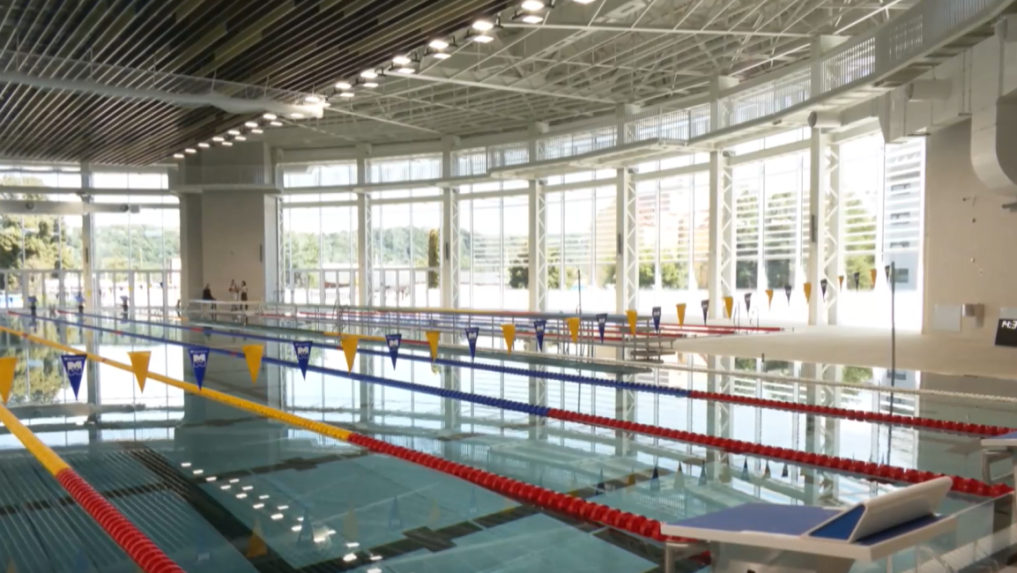 Na snímke Národné olympijské centrum plaveckých športov v Košiciach.