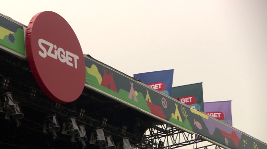 Na snímke je stage na festivale Sziget.