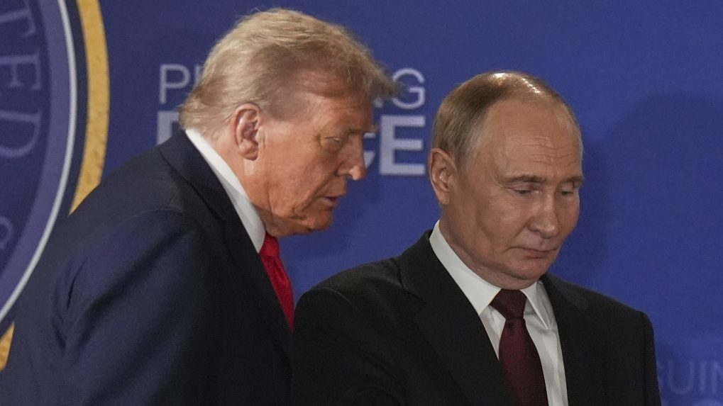 Vladimir Putin a Donald Trump.
