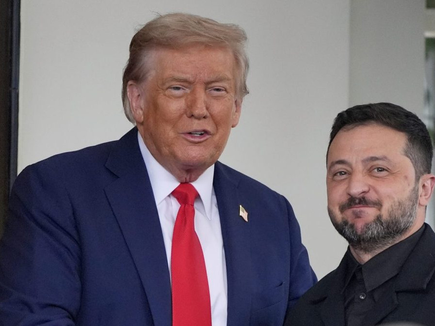 Donlad Trump a Volodymyr Zelenskyj