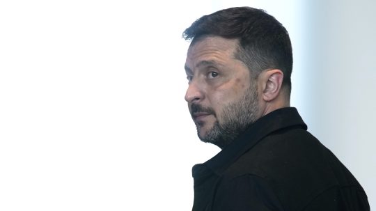 Ukrajinský prezident Volodymyr Zelenskyj.