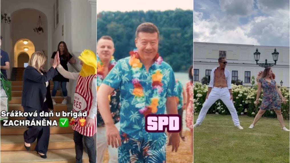 Na snímke českí politici vo svojich kampaniach na sociálnych sieťach.