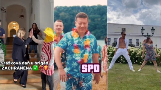 Na snímke českí politici vo svojich kampaniach na sociálnych sieťach.