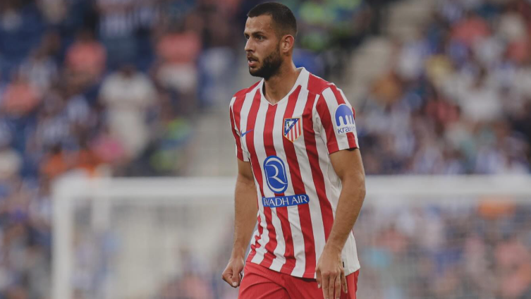 Dávid Hancko v drese španielskeho tímu Atlético Madrid.