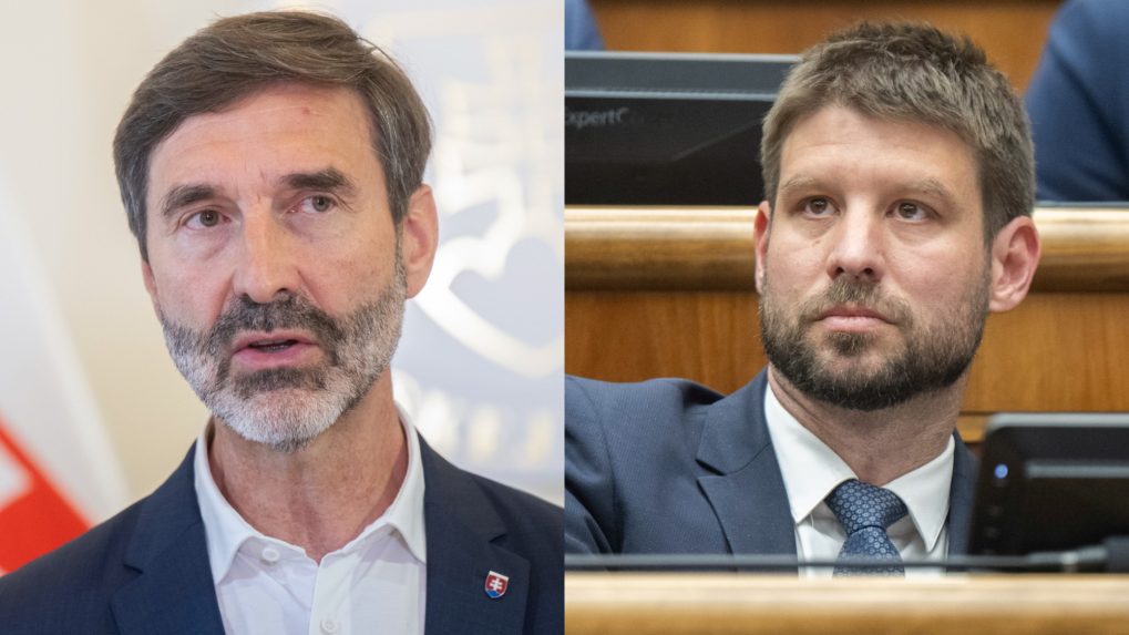 Juraj Blanár (Smer-SD) a Michal Šimečka (PS).