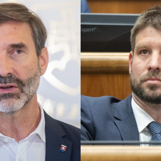 Juraj Blanár (Smer-SD) a Michal Šimečka (PS).