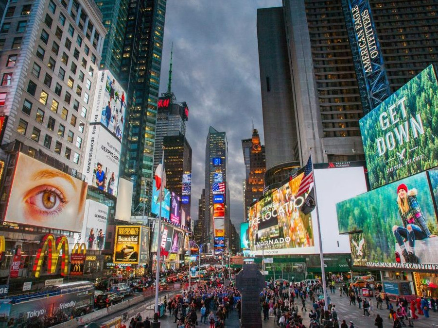 Times square v New Yorku