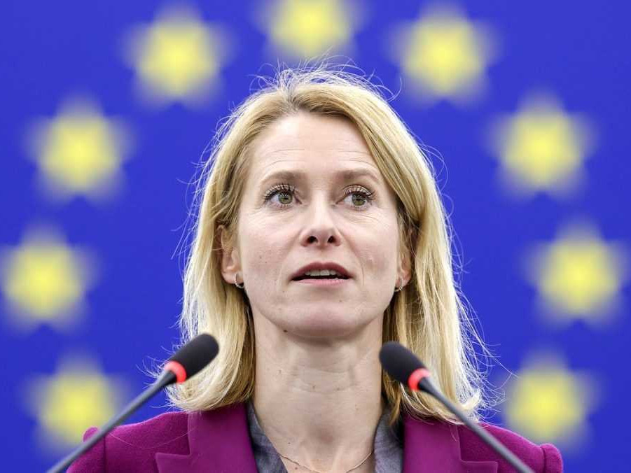 Na snímke Kaja Kallasová.