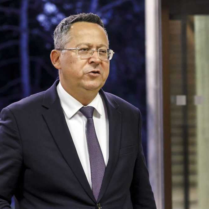 Na snímke minister financií Ladislav Kamenický.