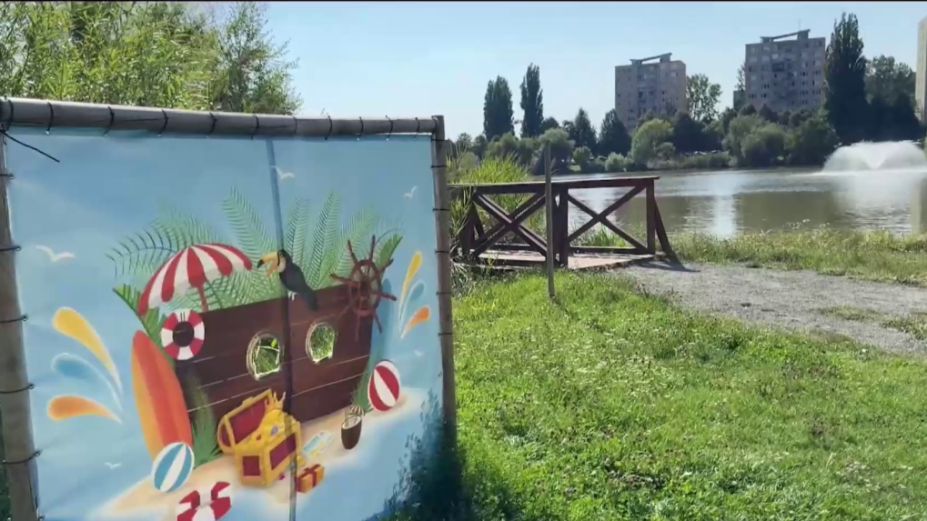 Jazero v Košiciach.