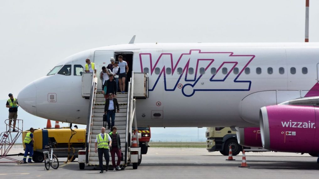 Na snímke lietadlo spoločnosti Wizz Air.
