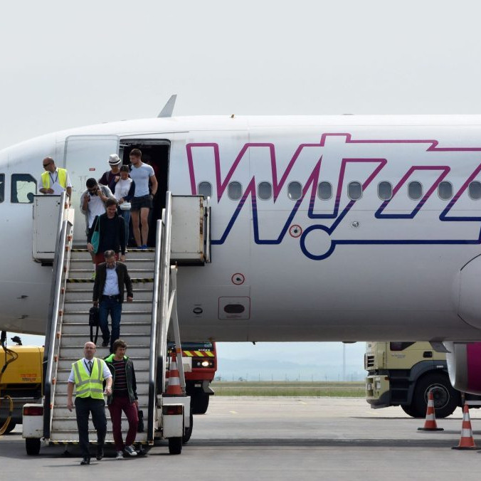 Na snímke lietadlo spoločnosti Wizz Air.