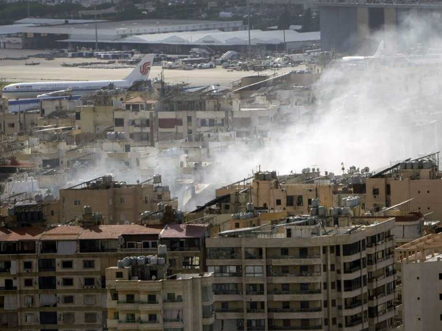 Na ilustračnej snímke Libanon po izraelských útokoch.