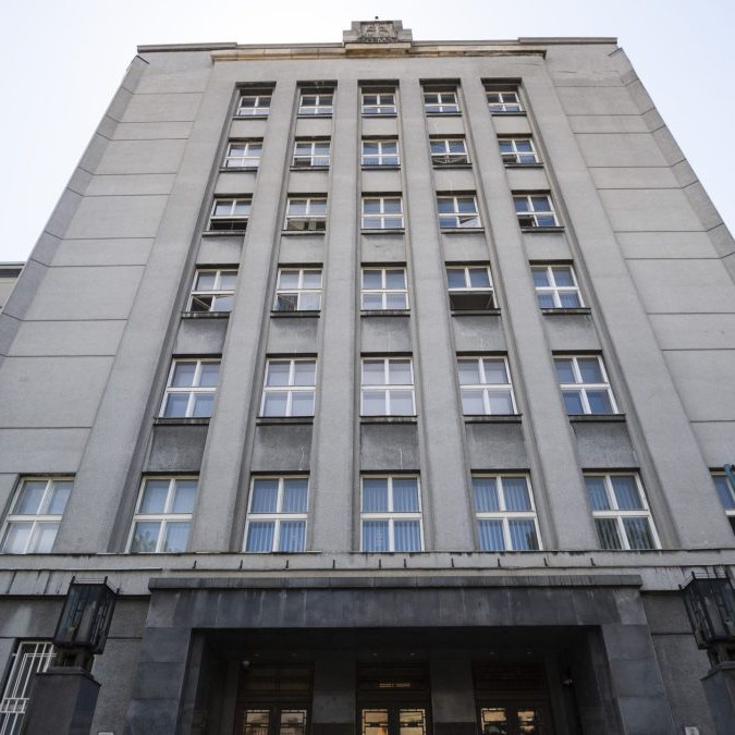 Na snímke budova, v ktorej sídli Ministerstvo vnútra na Pribinovej ulici v Bratislave.