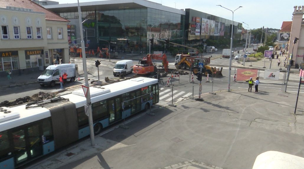 Rekonštrukcia križovatky v Nitre.