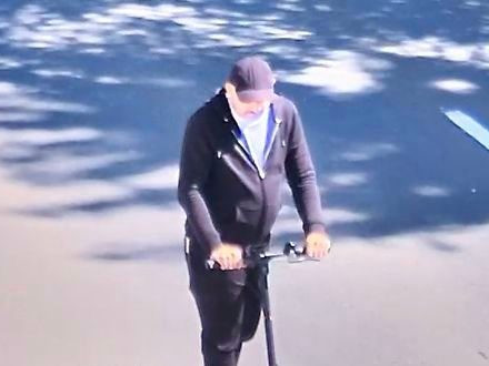 Na snímke pravdepodobný páchateľ.