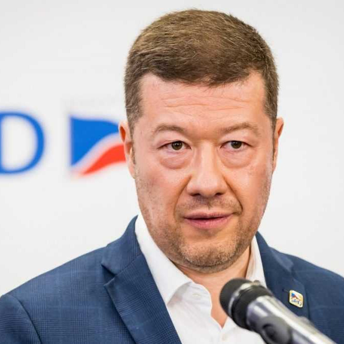 Český poslanec a predsedu opozičného hnutia SPD Tomio Okamura.