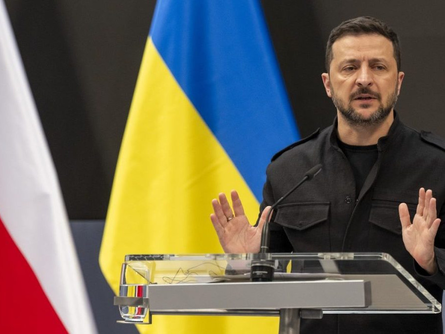 Ukrajinský prezident Volodymyr Zelenskyj.