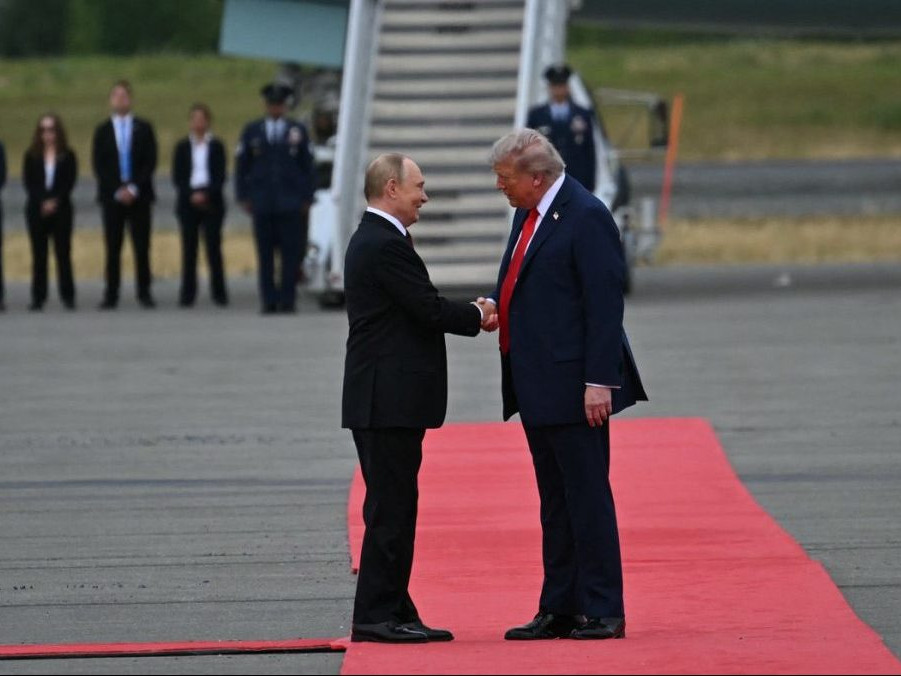 Vladimir Putin a Donald Trump