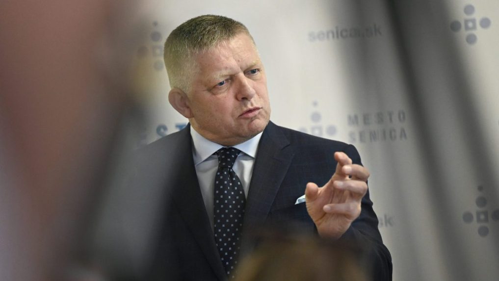 Na snímke Robert Fico.