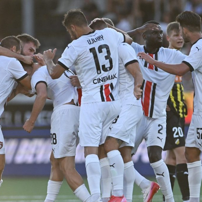 Na snímke futbalisti tímu Spartak Trnava.