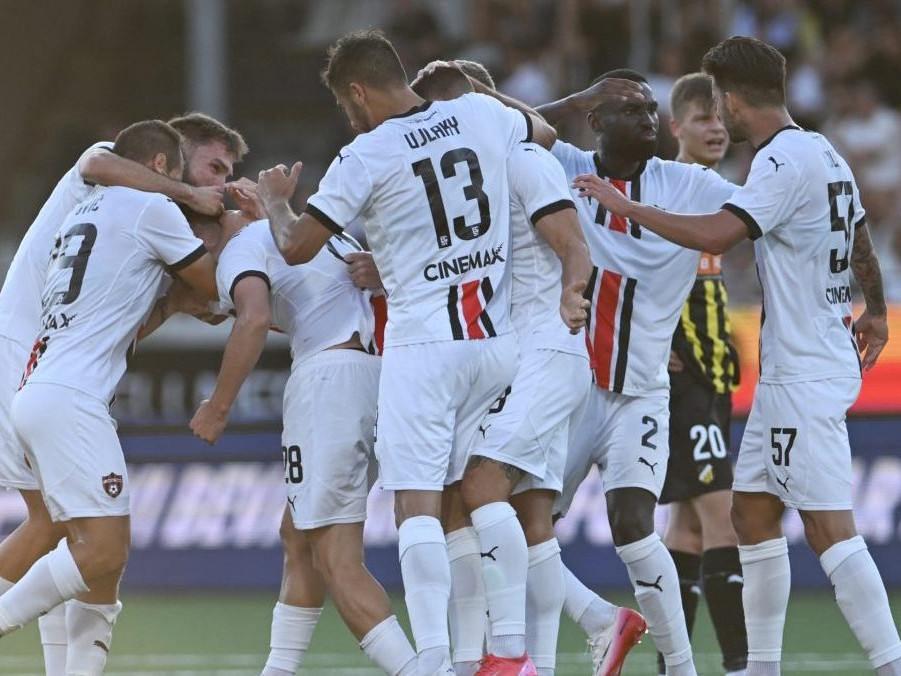 Na snímke futbalisti tímu Spartak Trnava.