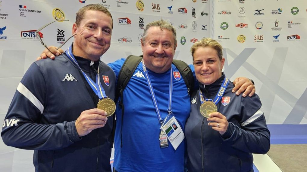 Slovenskí strelci Zuzana Rehák-Štefečeková a Erik Varga sa stali majstrami Európy v mixe trapu.