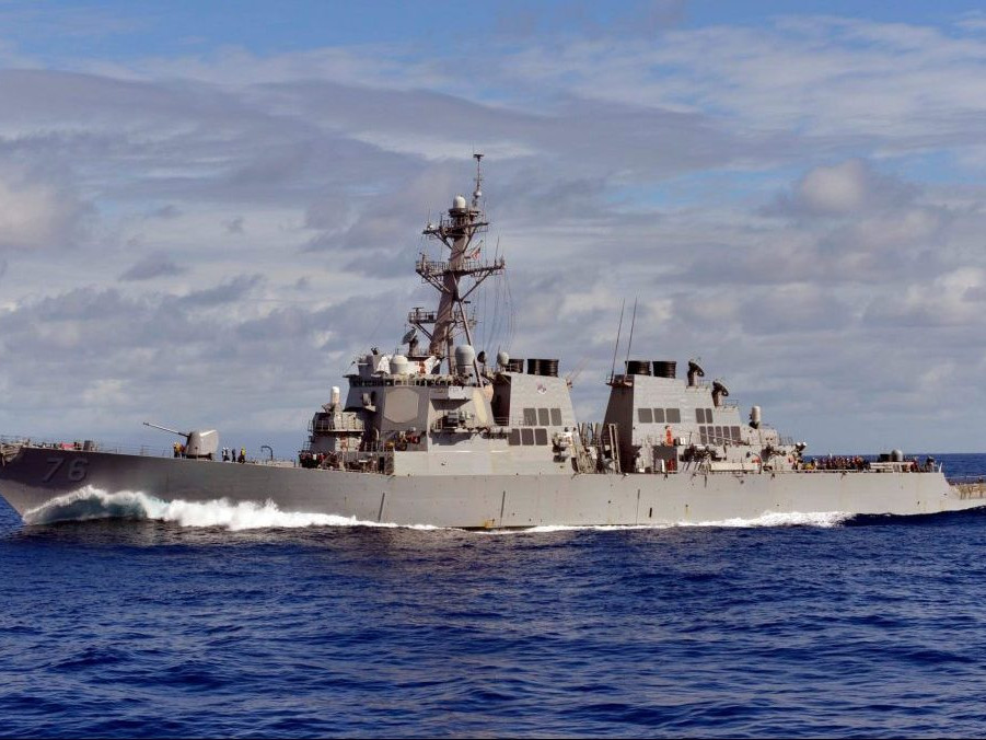 Ilustračná snímka - Torpédoborec DDG 76.