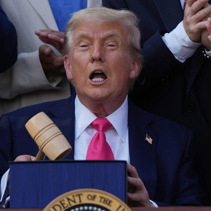 Na snímke Donald Trump.