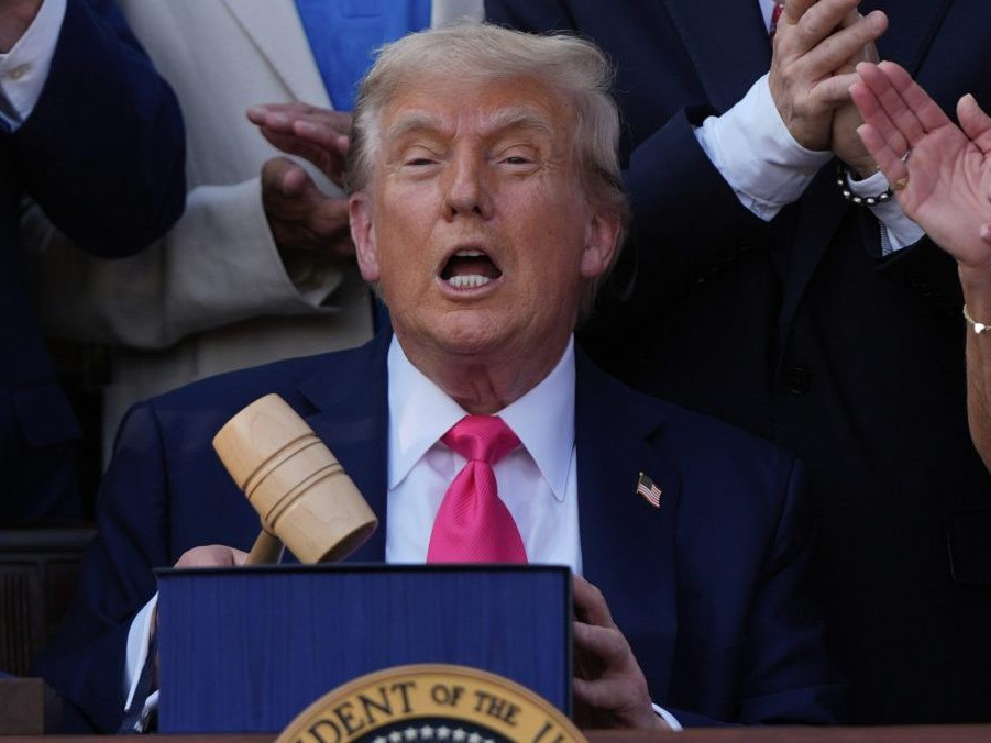 Na snímke Donald Trump.