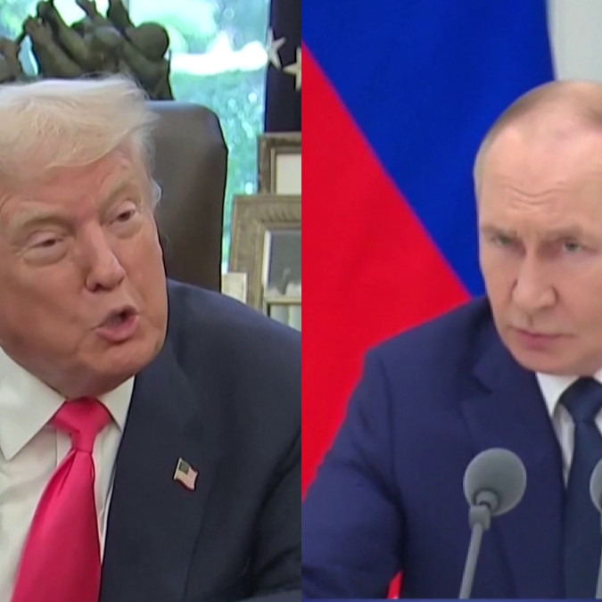 Donald Trump a Vladimir Putin.