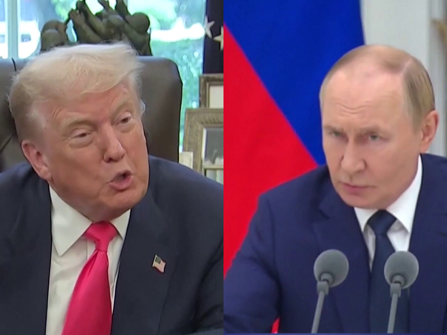 Donald Trump a Vladimir Putin.