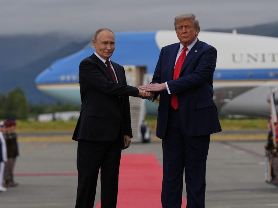 Vladimir Putin a Donald Trump