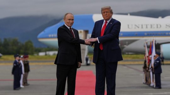 Vladimir Putin a Donald Trump