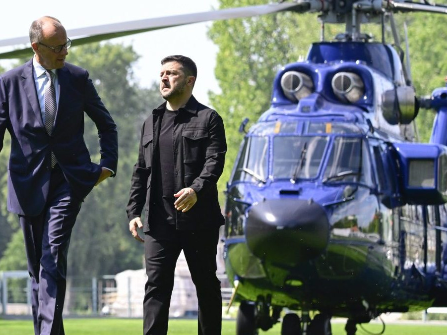 Friedrich Merz a Volodymyr Zelenskyj