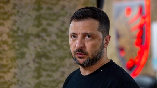 Ukrajinský prezident Volodymyr Zelenskyj.