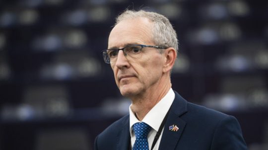 Na snímke Ivan Štefanec.