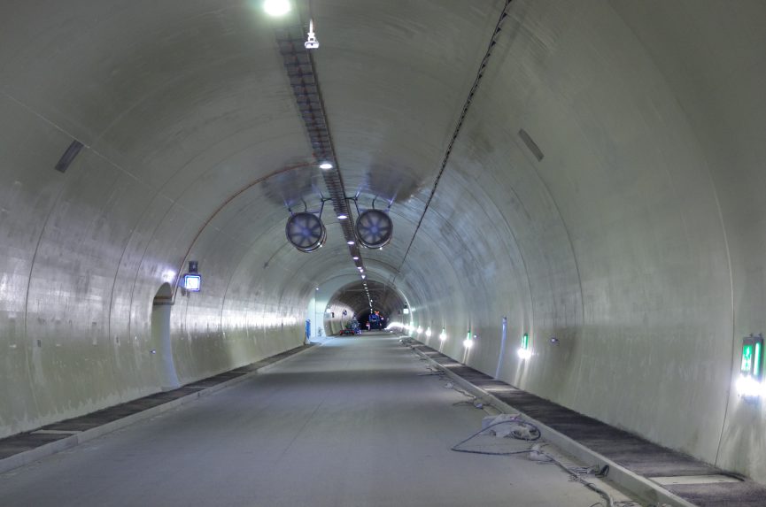 Tunel Višňové v júli 2025.