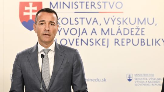 Minister školstva Tomáš Drucker (Hlas-SD).