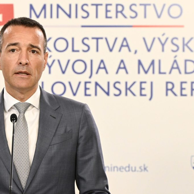 Minister školstva Tomáš Drucker (Hlas-SD).