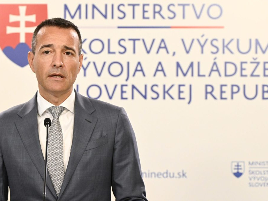 Minister školstva Tomáš Drucker (Hlas-SD).