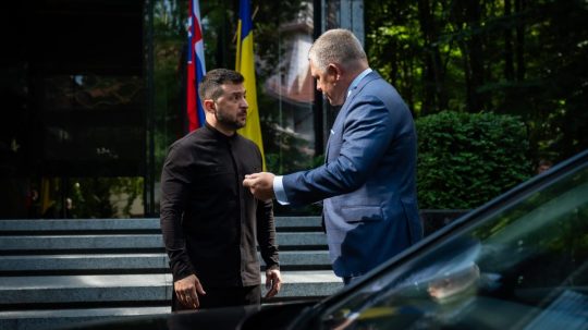 Volodymyr Zelenský označil rokovanie s Robertom Ficom za zmysluplné.