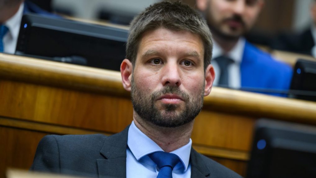Opozičný poslanec Michal Šimečka.