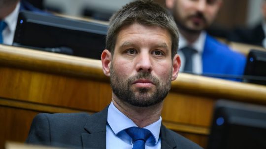 Opozičný poslanec Michal Šimečka.