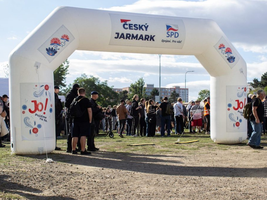 Predvolebné stretnutie SPD v Prahe