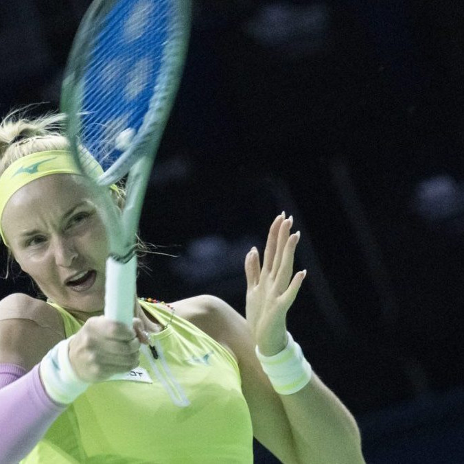 Na snímke slovenská tenistka Rebecca Šramková.
