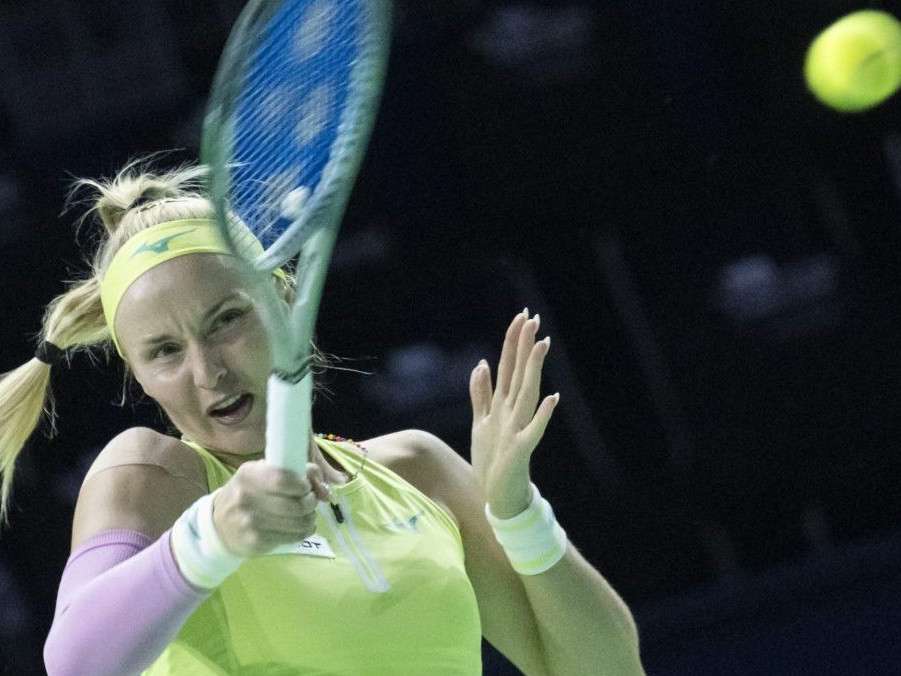 Na snímke slovenská tenistka Rebecca Šramková.