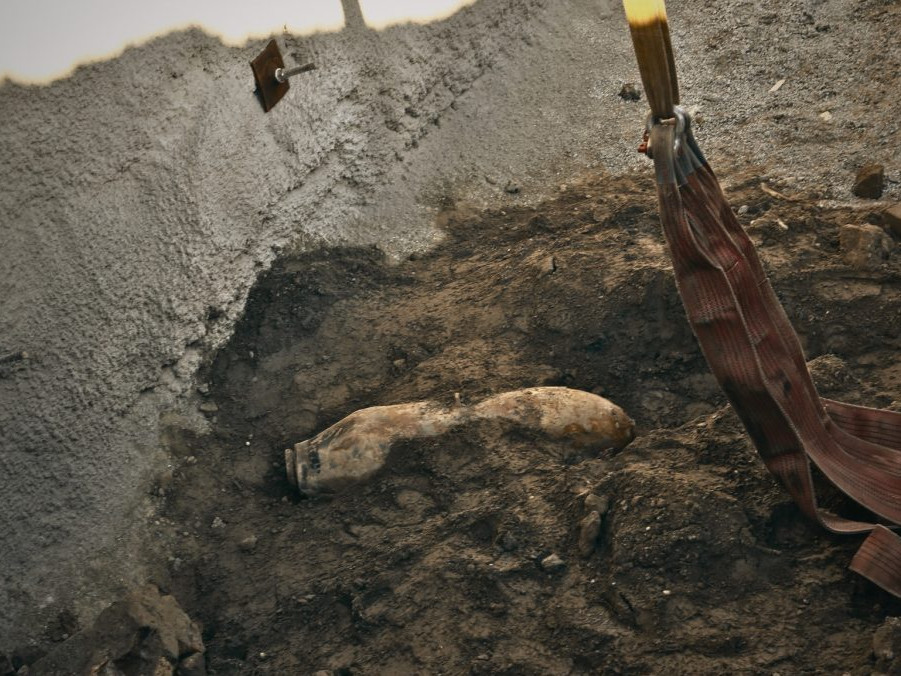 Bomba z druhej svetovej vojny v centre Bratislavy.